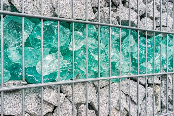 забор из габионов с эрклезом