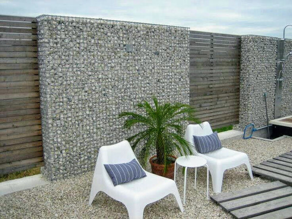 забор из габионов