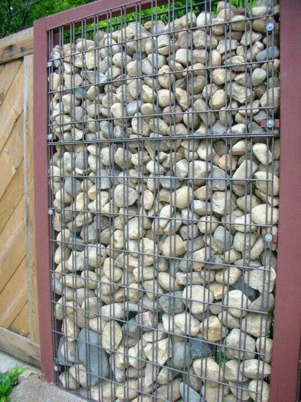 габионный забор